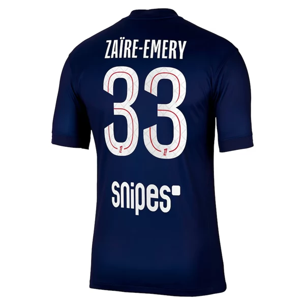 Maglia Paris Saint Germain Zaïre-Emery 33 Divisa Prima 2025/26 Maglia Paris Saint Germain Zaïre-Emery 33 Divisa Prima 2025/26