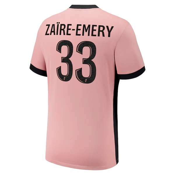 Maglia Paris Saint Germain Zaïre-Emery 33 Divisa Terza 2024/25 Maglia Paris Saint Germain Zaïre-Emery 33 Divisa Terza 2024/25