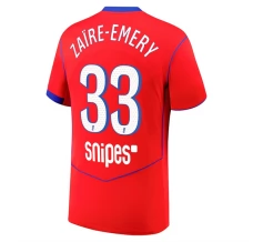 Maglia Paris Saint Germain Zaïre-Emery 33 Divisa Terza 2025/26 Maglia Paris Saint Germain Zaïre-Emery 33 Divisa Terza 2025/26