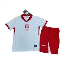 Maglia Polonia Bambino Divisa Prima Euro 2024