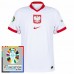 Maglia Polonia Divisa Prima Euro 2024 Patch