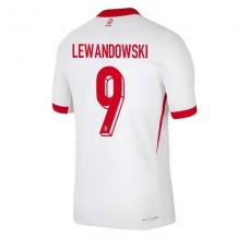 Maglia Polonia Lewandowski 9 Divisa Prima Euro 2024