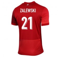 Maglia Polonia Zalewski 21 Divisa Trasferta Euro 2024