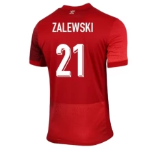 Maglia Polonia Zalewski 21 Divisa Trasferta Euro 2024