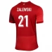 Maglia Polonia Zalewski 21 Divisa Trasferta Euro 2024