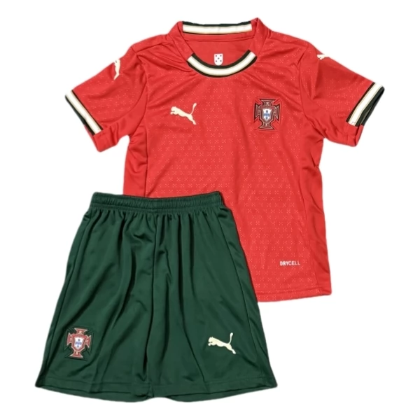Maglia Portogallo Bambino Divisa Prima 2025 Maglia Portogallo Bambino Divisa Prima 2025