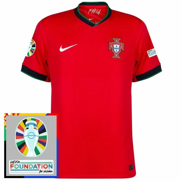 Maglia Portogallo Divisa Prima Euro 2024 Patch Maglia Portogallo Divisa Prima Euro 2024 Patch