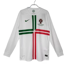 Maglia Portogallo Divisa Trasferta Retro 2012 Manica Lunga