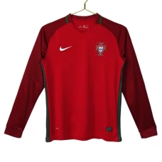 Maglia Portogallo Kit Gara Home Retro 2016 Maniche Lunghe Maglia Portogallo Kit Gara Home Retro 2016 Maniche Lunghe
