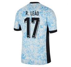 Maglia Portogallo R.Leão 17 Divisa Trasferta Euro 2024