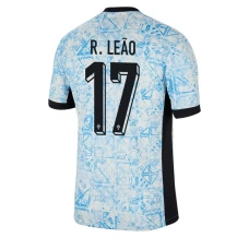 Maglia Portogallo R.Leão 17 Divisa Trasferta Euro 2024