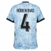 Maglia Portogallo Rúben Dias 4 Divisa Trasferta Euro 2024