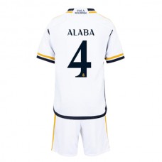 Maglia Real Madrid Alaba 4 Bambino Divisa Prima 2023/24