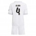 Maglia Real Madrid Alaba 4 Bambino Divisa Prima 2025/26