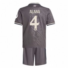 Maglia Real Madrid Alaba 4 Bambino Divisa Terza 2024/25