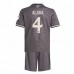 Maglia Real Madrid Alaba 4 Bambino Divisa Terza 2024/25