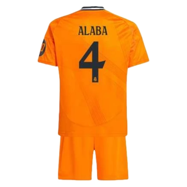 Maglia Real Madrid Alaba 4 Bambino Divisa Trasferta 2024/25 Maglia Real Madrid Alaba 4 Bambino Divisa Trasferta 2024/25