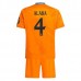 Maglia Real Madrid Alaba 4 Bambino Divisa Trasferta 2024/25