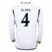 Maglia Real Madrid Alaba 4 Divisa Prima 2023/24 Manica Lunga