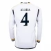 Maglia Real Madrid Alaba 4 Divisa Prima 2023/24 Manica Lunga