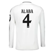 Maglia Real Madrid Alaba 4 Divisa Prima 2024/25 Manica Lunga