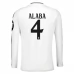 Maglia Real Madrid Alaba 4 Divisa Prima 2024/25 Manica Lunga