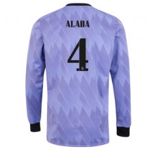 Maglia Real Madrid Alaba 4 Divisa Trasferta 2022/23 Manica Lunga