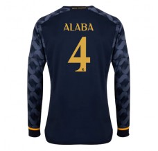 Maglia Real Madrid Alaba 4 Divisa Trasferta 2023/24 Manica Lunga