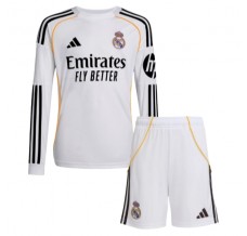 Maglia Real Madrid Bambino Divisa Prima 2025/26 Manica Lunga
