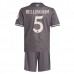 Maglia Real Madrid Bellingham 5 Bambino Divisa Terza 2024/25