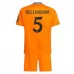 Maglia Real Madrid Bellingham 5 Bambino Divisa Trasferta 2024/25
