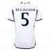 Maglia Real Madrid Bellingham 5 Divisa Prima 2023/24