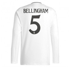 Maglia Real Madrid Bellingham 5 Divisa Prima 2024/25 Manica Lunga