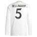 Maglia Real Madrid Bellingham 5 Divisa Prima 2024/25 Manica Lunga