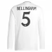 Maglia Real Madrid Bellingham 5 Divisa Prima 2024/25 Manica Lunga