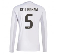 Maglia Real Madrid Bellingham 5 Divisa Prima 2025/26 Manica Lunga