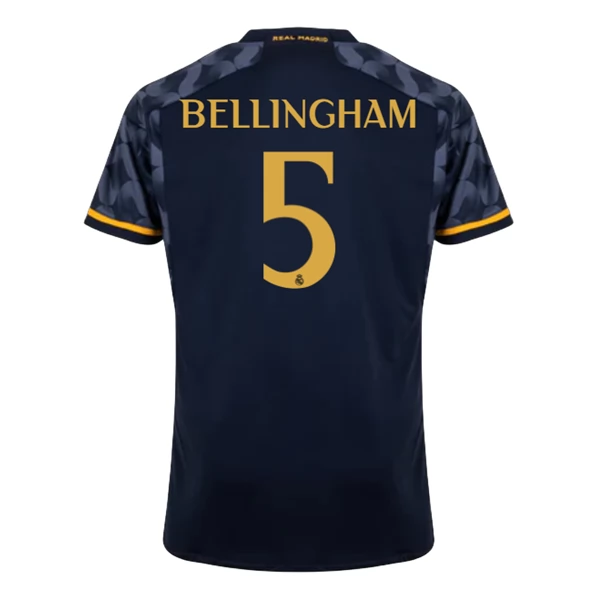 Maglia Real Madrid Bellingham 5 Divisa Trasferta 2023/24 Maglia Real Madrid Bellingham 5 Divisa Trasferta 2023/24