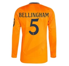 Maglia Real Madrid Bellingham 5 Divisa Trasferta 2024/25 Manica Lunga
