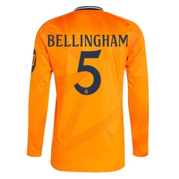 Maglia Real Madrid Bellingham 5 Divisa Trasferta 2024/25 Manica Lunga Maglia Real Madrid Bellingham 5 Divisa Trasferta 2024/25 Manica Lunga
