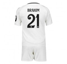 Maglia Real Madrid Brahim 21 Bambino Divisa Prima 2024/25