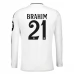 Maglia Real Madrid Brahim 21 Divisa Prima 2024/25 Manica Lunga