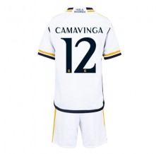 Maglia Real Madrid Camavinga 12 Bambino Divisa Prima 2023/24