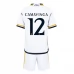 Maglia Real Madrid Camavinga 12 Bambino Divisa Prima 2023/24
