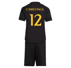 Maglia Real Madrid Camavinga 12 Bambino Divisa Terza 2023/24