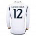 Maglia Real Madrid Camavinga 12 Divisa Prima 2023/24 Manica Lunga