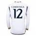 Maglia Real Madrid Camavinga 12 Divisa Prima 2023/24 Manica Lunga