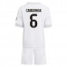 Maglia Real Madrid Camavinga 6 Bambino Divisa Prima 2025/26