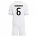 Maglia Real Madrid Camavinga 6 Bambino Divisa Prima 2025/26
