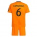 Maglia Real Madrid Camavinga 6 Bambino Divisa Trasferta 2024/25