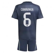 Maglia Real Madrid Camavinga 6 Bambino Divisa Trasferta 2025/26
